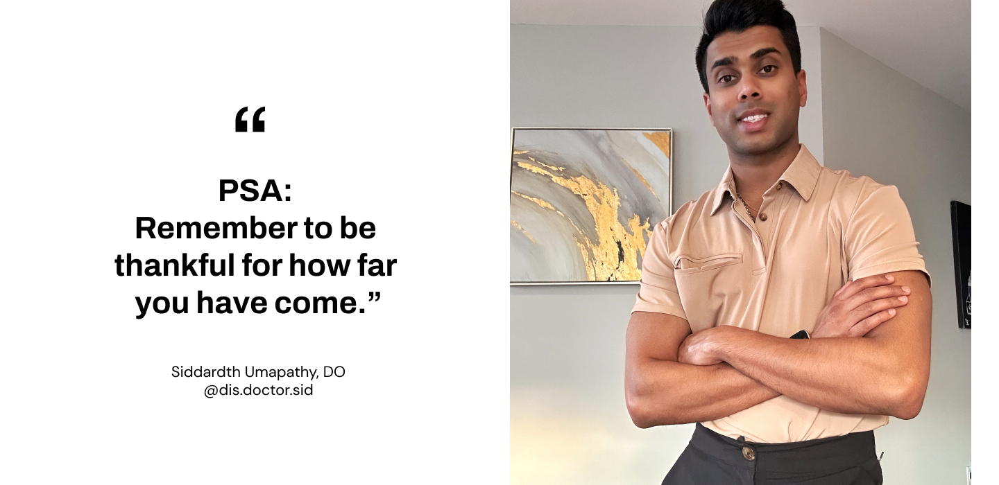 quote from Siddardth Umapathy, DO