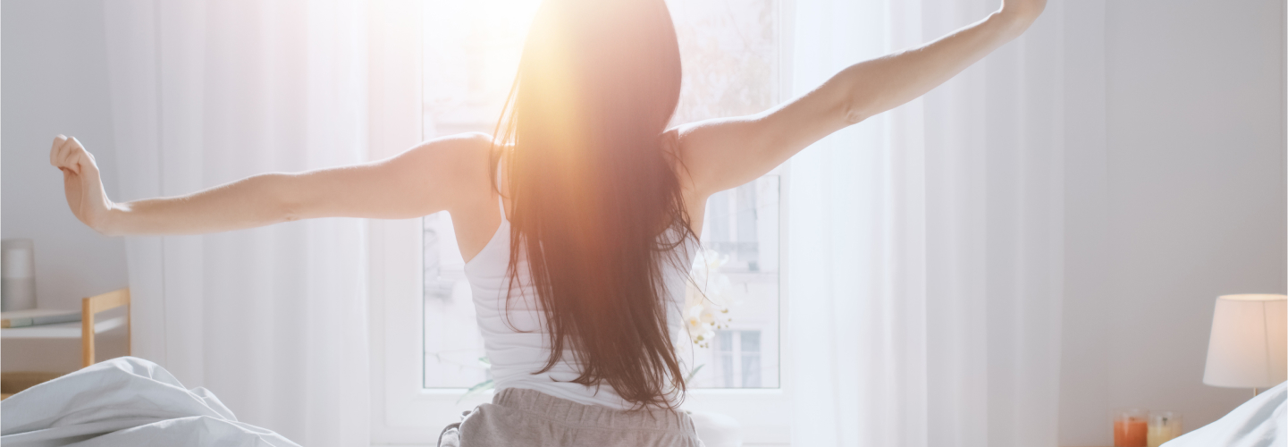 Physician waking up in the morning