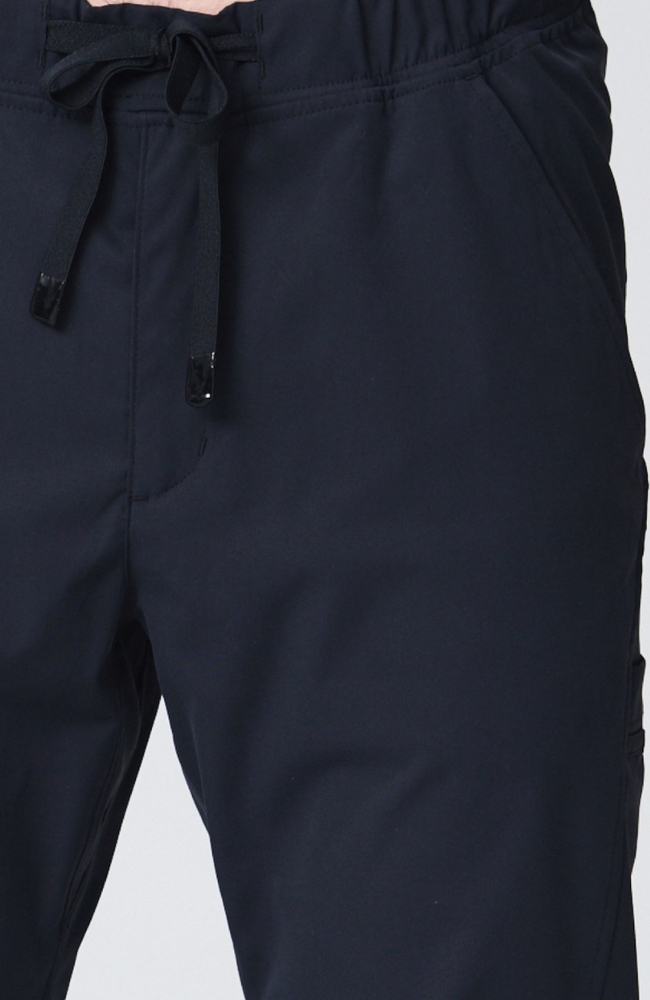 Men's Summit Cargo Drawstring Scrub Pant, BLK Black, large