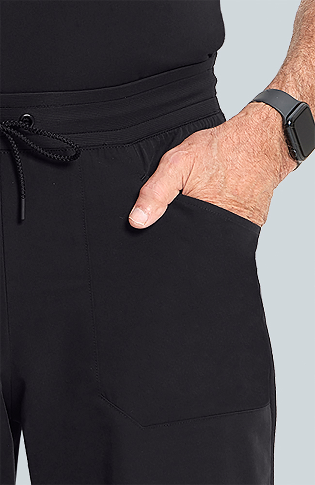 Men's Scrub Set: Cirrus Split Neck Top & Zephyr Straight Leg Pant, , large