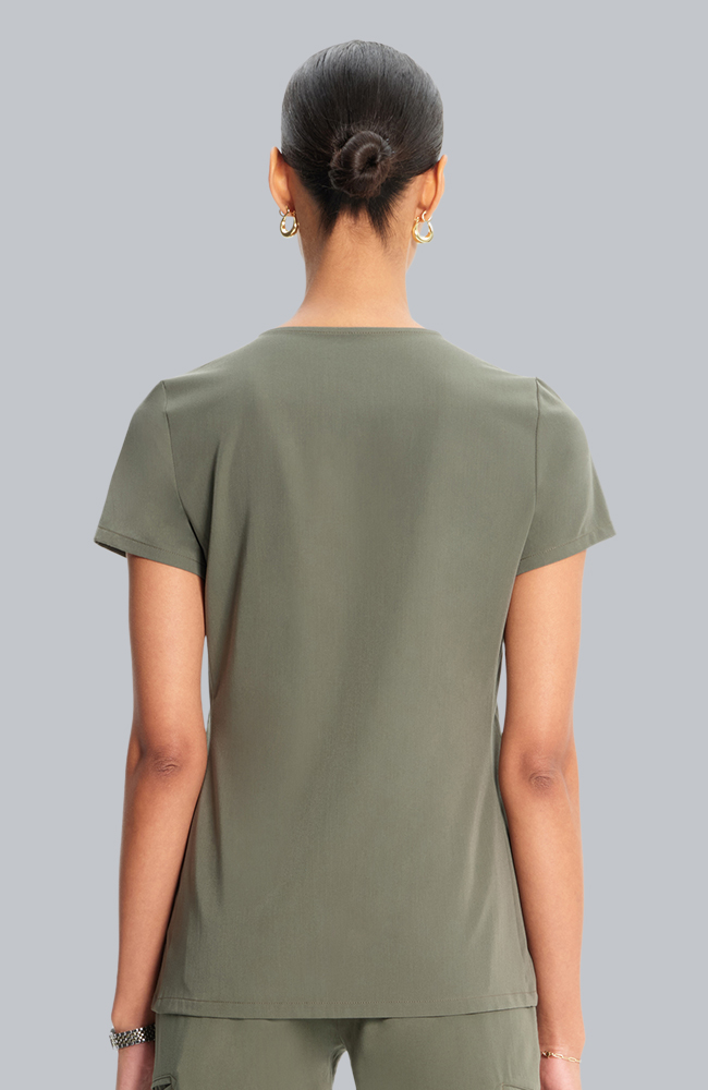 Women's Scrub Set: Flora 3-Pocket Top & Bosque Jogger Pant, OLV Olive, large