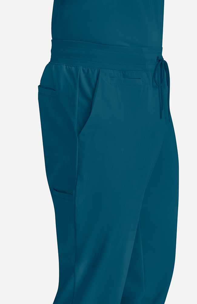 Men's Scrub Set: Vapor 3-Pocket Top &  Drift Jogger Pant, CAR Caribbean Blue, large