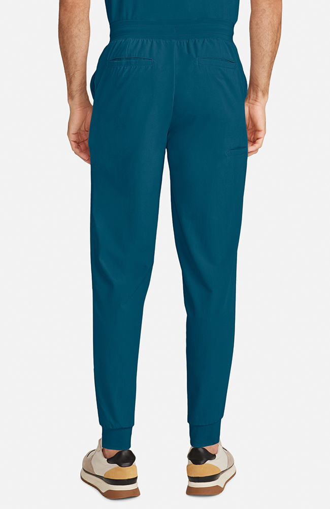 Men's Scrub Set: Vapor 3-Pocket Top &  Drift Jogger Pant, CAR Caribbean Blue, large