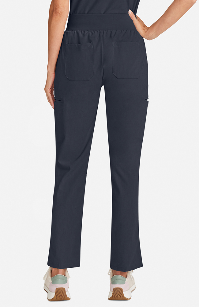 Women's Scrub Set: Taiga Welt Pocket Top & Straight Leg Ankle Pant, PWT Pewter, large