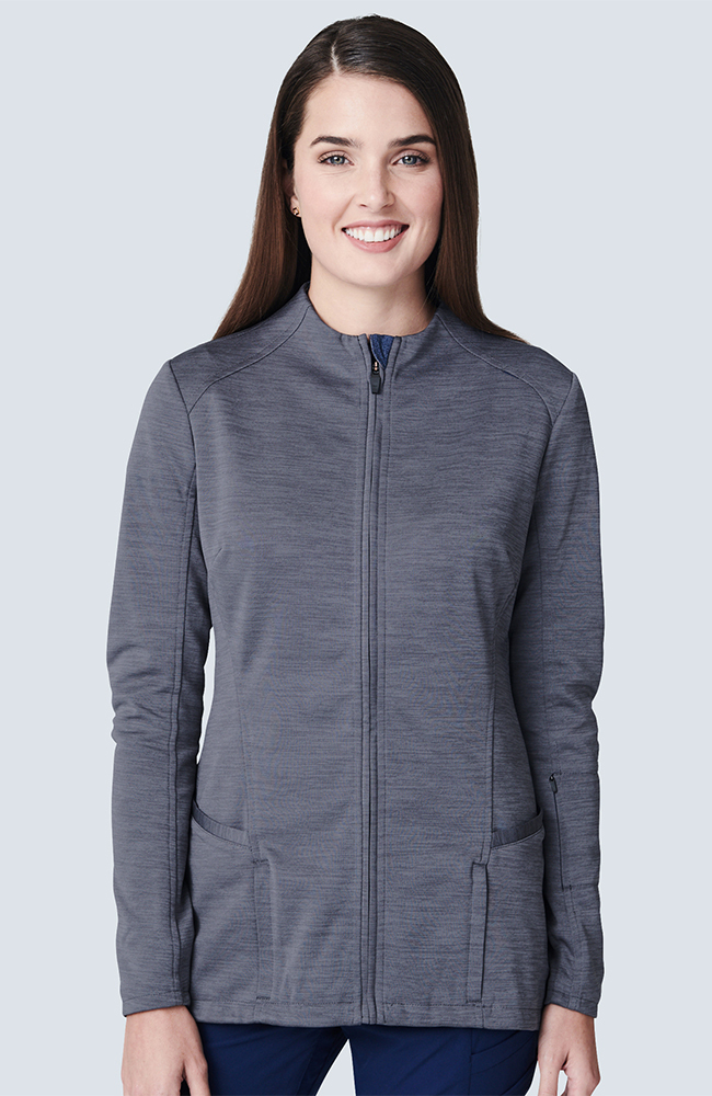 Women's Ionic Scrub Jacket, GRA Graphite, large