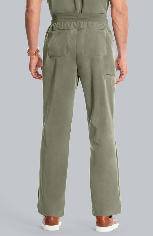Men's Scrub Set: Vapor 3-Pocket Top &  Zephyr Straight Leg Pant, OLV Olive, large