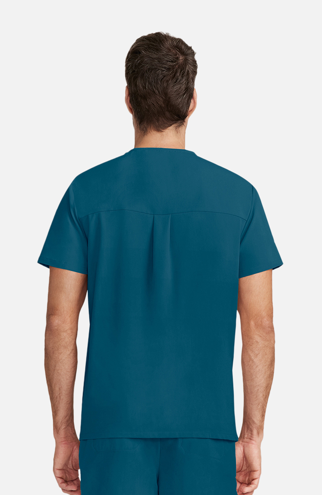 Men's Scrub Set: Vapor 3-Pocket Top &  Drift Jogger Pant, CAR Caribbean Blue, large