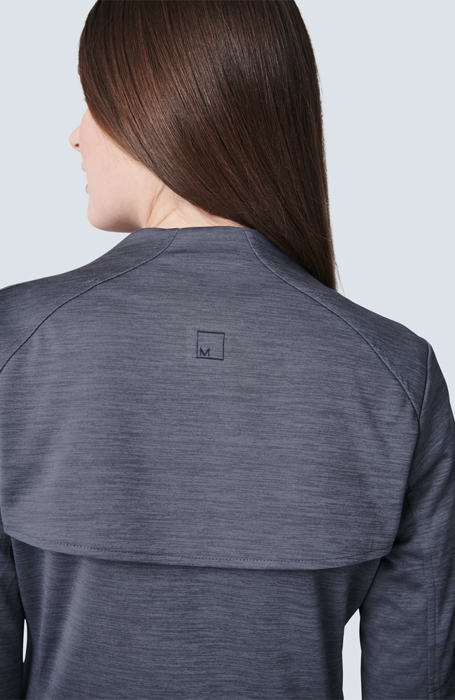 Women's Ionic Scrub Jacket, GRA Graphite, large