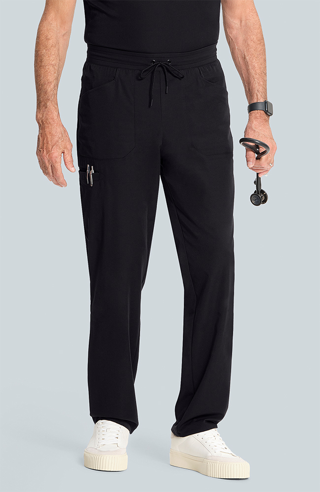 Men's Scrub Set: Cirrus Split Neck Top & Zephyr Straight Leg Pant, , large