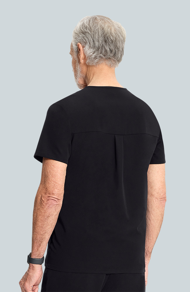 Men's Scrub Set: Vapor 3-Pocket Top &  Drift Jogger Pant, BLK Black, large