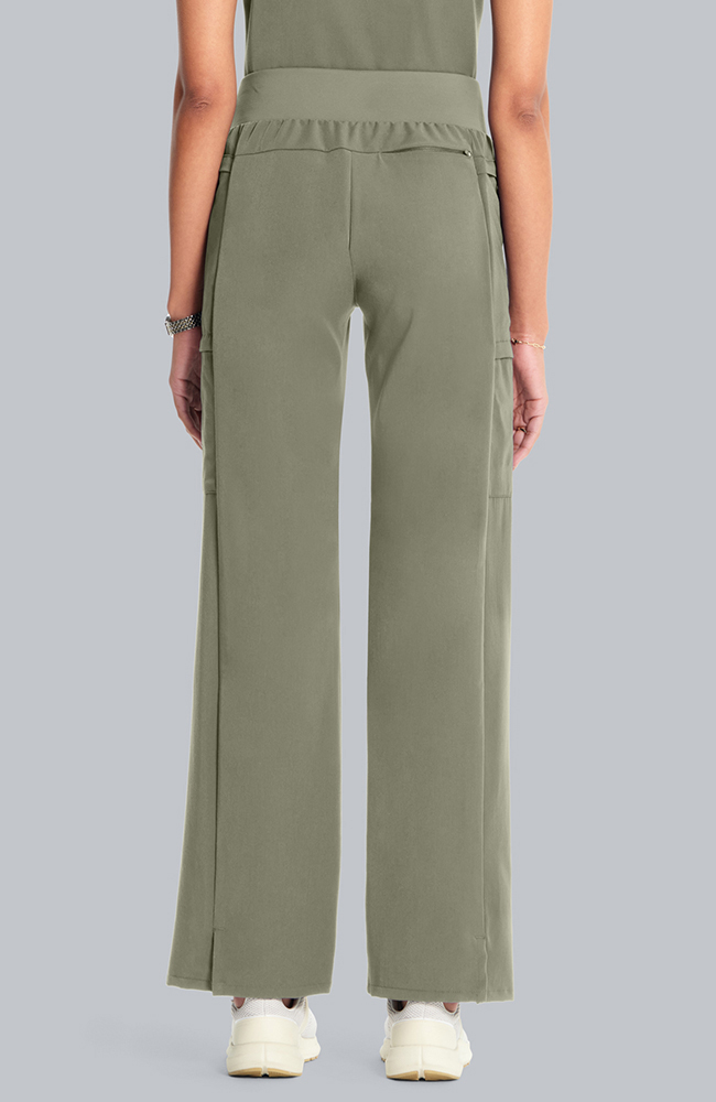 Women's Scrub Set: Taiga Welt Pocket Top & Anemone Straight Leg Pant, OLV Olive, large