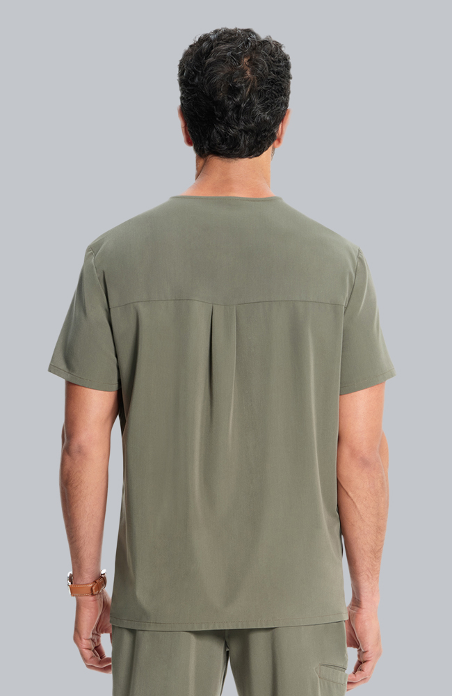 Men's Scrub Set: Vapor 3-Pocket Top &  Drift Jogger Pant, OLV Olive, large