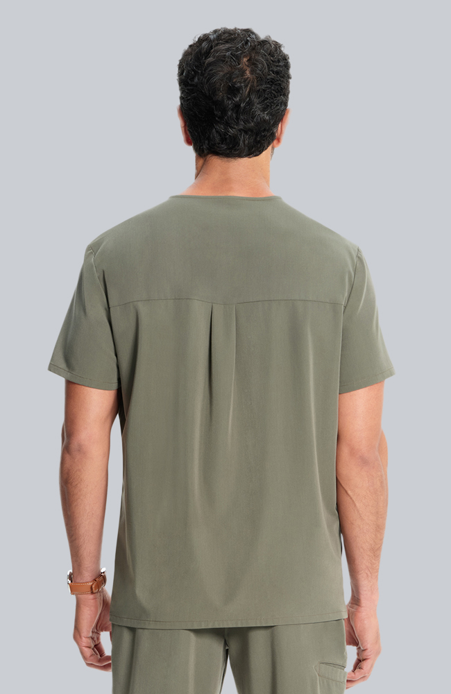 Men's Scrub Set: Vapor 3-Pocket Top &  Zephyr Straight Leg Pant, OLV Olive, large